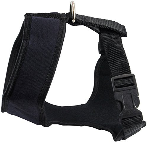 Dogs My Love Soft Vest Harness for Dogs and Puppies 6 Sizes Blue (M (Neck Max: 13"; Chest Girth: 16"-21")) - size: M (Neck Max: 13"; Chest Girth: 16"-21")