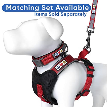 Pawtitas Reflective Padded Dog Harness for X-Small Dogs – Adjustable Puppy Step-in Vest | Fits Chest 14–18 in | No Pull Training Harness | XS | Red - color: Red, size: X-Small (Pack of 1)