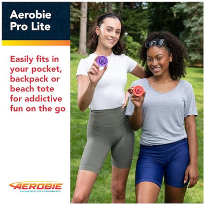 Aerobie Pro Lite 3-Pack Miniature Throwing Discs, Perfect for Kids, Backyard Games & Disc Golf, Outdoor Games for Adults and Family Ages 5 & Up - color: Pro Lite Discs - Pack of 3