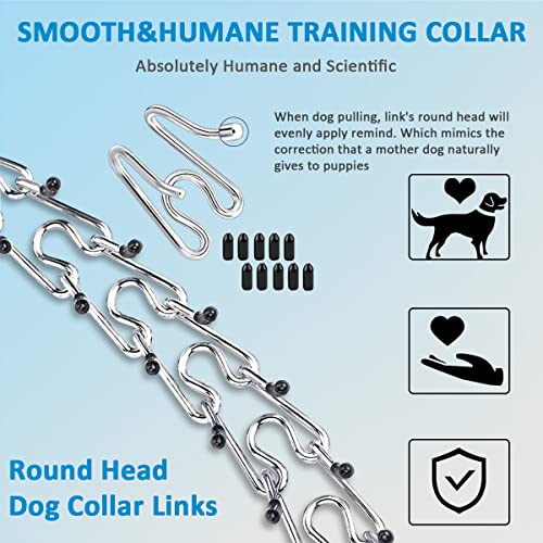 Dog Collar with Quick Release Buckle for Small Medium Large Dogs - size: M(17-19" Neck, 3.00mm)