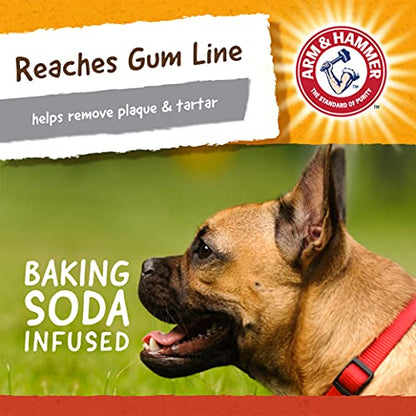 Arm & Hammer for Pets Super Treadz Mini Gorilla Dental Chew Toy for Dogs | Dog Dental Chew Toys Reduce Plaque & Tartar Buildup Without Brushing | for Dogs up to 25 Lbs, Small (1 Count) - size: Small (Pack of 1), style: Gorilla