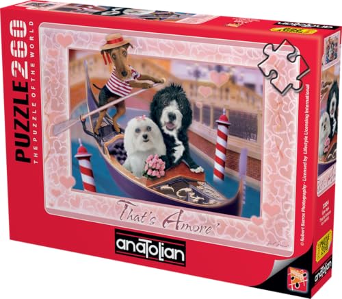 Anatolian Puzzle - That's Amore, 260 Pieces Jigsaw Puzzle, 3324, Brown/a (ANA3324) - color: That's Amore