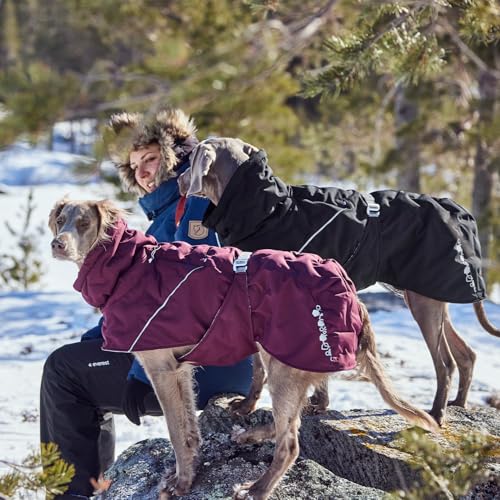 Hurtta Extreme Warmer III ECO, Cold Weather Winter Dog Coat, Eggplant, 16 in - color: Eggplant, size: 16 in