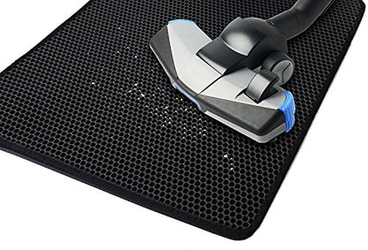 Double-Layer Honeycomb Cat Litter Mat -XL Size (28" x 23"), Litter-Trapping