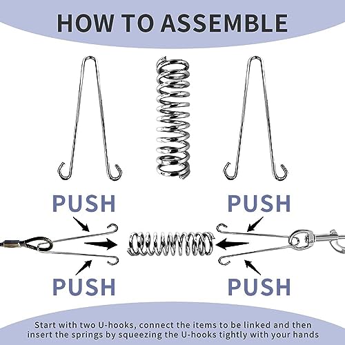 Dog Leash for Dogs Up to 250 Pound,Heavy Duty Leash Made of Coated Wire Rope for Large and Medium Dogs with Dog Leash Metal Shock Absorbing Spring