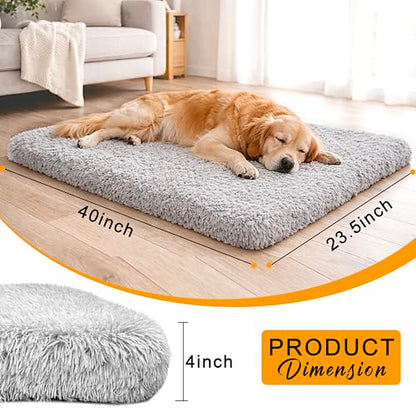 Dog Bed pet beds (X-Large)- Premium Quality, Washable & Portable, Eco-Friendly, Multiple Sizes, Stylish Design, Removable Cover, Size X-Large(39.37 X 23.62 X 3.93) inch - size: X-Large
