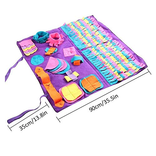 Pet Toy Pet Dog Sniffing Mat Training Blanket Find Food Play Toys Dog Mat for Relieve Stress Interactive Puzzle Sniffing Mat Pad
