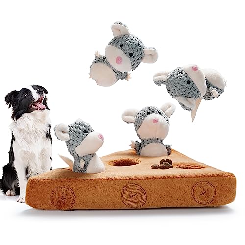 Nocciola Hide & Seek Interactive Dog Toys - Squeaky Toys for Small to Medium Dogs, Keeps Them Busy, Reduces Boredom - style: 4 Packs Squeaky Toys
