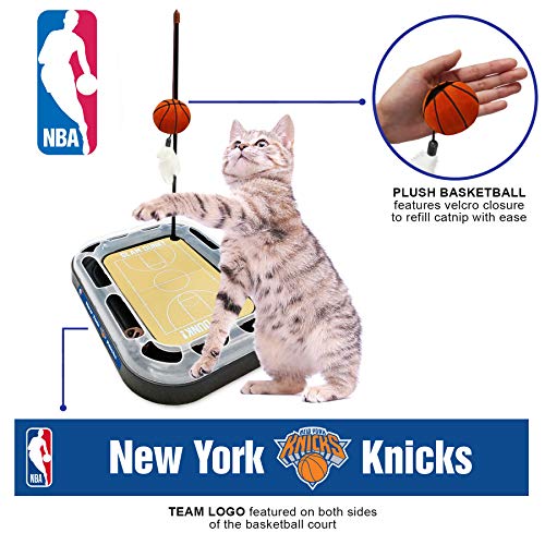 NEW YORK Knicks Basketball Cat Scratcher Toy - color: New York Knicks