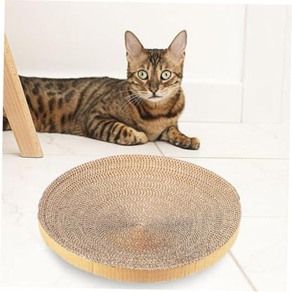 ULTECHNOVO 2pcs Replaceable Cat Scratcher Pads, Recycled Corrugated Cardboard Scratch Board, Sturdy Wear-Resistant Kitten Scratchers for Indoor Cat Accessories and Play