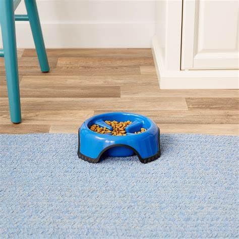 Slow Feed Non-Skid Dog Bowl Large (Assorted)