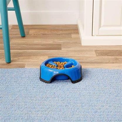 Slow Feed Non-Skid Dog Bowl Large (Assorted)