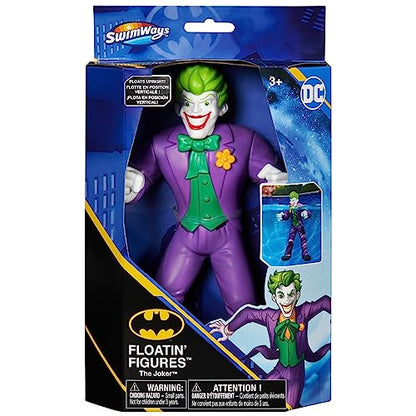 SwimWays DC Joker Floatin' Figures, Swimming Pool Accessories & Kids Pool Toys, Batman Party Supplies & Water Toys for Kids Aged 3 & Up - color: Joker Floating Figure