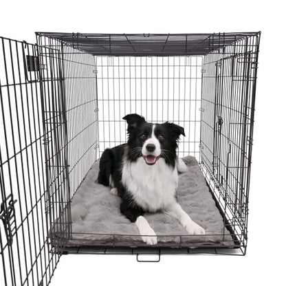 Paw Inspired Waterproof Dog Blanket, Soft Faux Fur Throw with Fur-Resistant Fleece, Washable Pet Blanket, Waterproof Protection for Couch, Bed, Furniture, Crate, Car (60x50, Gray) - color: Gray, size: 60x50"