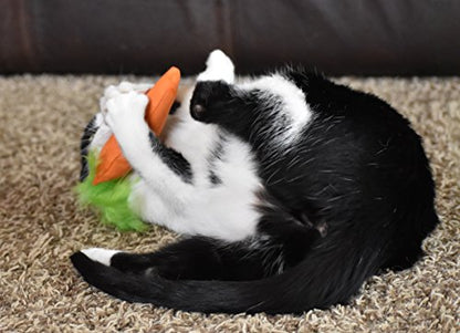 OurPet's 100-Percent North American Catnip Filled Carrot Cat Toy 24 Karat (Pack of 2) - size: 1 (Pack of 2)