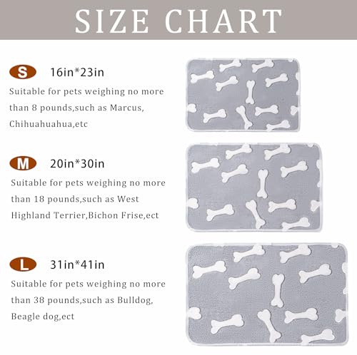 1 Pack 3 Blankets Super Soft Fluffy Premium Fleece Pet Blanket Flannel Paw Printed Throw for Dog Puppy Cat (Small 23x16'', Star, Bone, Love) - color: Stars, Bone, Love, size: 23x16 inch(Pack of 3)
