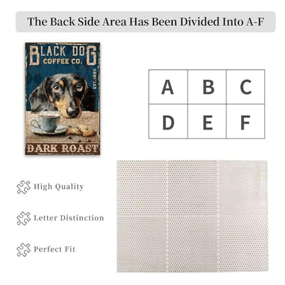 500 Pieces Jigsaw Puzzles for Adults, Black Dog Coffee Co. Dark Roast Dachshund Art Puzzle, Stress Relief Concentration Training Brain Teaser Puzzle 20.4x15 Inch - color: Wooden Puzzle4, size: 500 Piece pcs