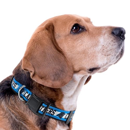 New & Improved Pets First NFL Licensed PET Collar- Heavy-Duty, Strong, and Durable New Dog Collar. Available in 32 Football Teams and 4 Sizes - color: Carolina Panthers, size: Extra Large