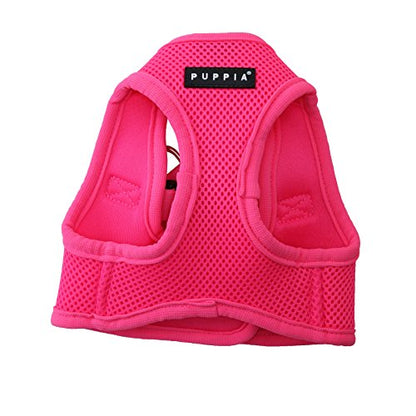 Puppia Neon Soft Vest Harness Step-in No Choke No Pull Walking Training for Small and Medium Dog, Pink, Large - color: Pink, size: Large, style: Neon Soft Vest Harnes