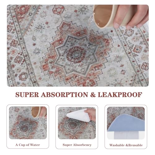 Qeils Washable Pee Pads, Reusable Puppy Pads Super Absorbent Leakproof Dog Training Pads, Non-Slip Wee Wee Pads for Crate, Floor, Potty Pads Feeding Mat Dog Pee 2 Pack 18"x24" - size: 18"*24"(Pack of 2)