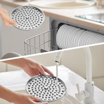 Double Wall Stainless Steel Lick Mat for Dogs & Cats, Chew Proof Slow Feeder for Anxiety Relief & Puppy Enrichment, Non-Slip, Whisker Friendly, Dishwasher Safe Licking Pad [1Pack] - size: S