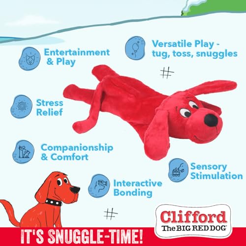 Plush Squeaky Dog Toy – Soft Crinkle Dog Toy with Squeaker for Small Dogs and Puppies –Puppy Plush Chew Toys, Cute Toys for for Puppies with Squeaker (Skinny Furry Friend) - color: Skinny Furry Friend
