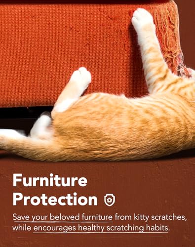 Lukamoo® Cat Scratching Pad, Wall Mounted Scratcher for Indoor Cats (Medium (24'' x 16'')) (Calico) - color: Calico