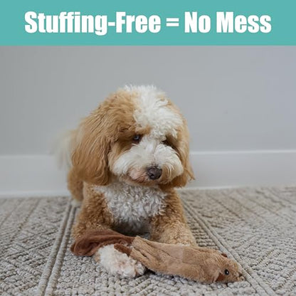 SPOT Skinneeez Beaver Dog Toy – 14" Stuffing-Free Plush Squeaky Dog Toy, Durable Interactive Toy for Small & Medium Dogs, Light to Moderate Chewers, Mess-Free Play - style: Mini Beaver
