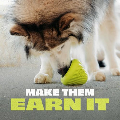 Benebone Natural Rubber Cone Interactive Enrichment Treat Dispensing Dog Toy - Slow Feeder - Great for Meals and Boredom - size: 1 Pack, style: Cone