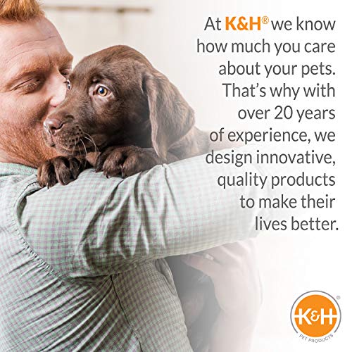 K&H Pet Products Self-Warming Crate Pad, Warming Dog Crate Bed, Machine Washable Dog Crate Mat, Tan Small 20 X 25 Inches - color: Tan, size: Small (20 in x 25 in)
