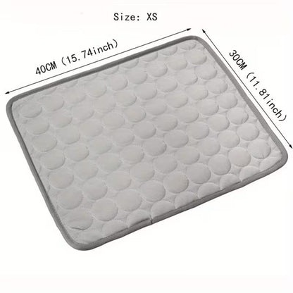 1pcs Dog Bed Cover Pet Blanket for Furniture Bed Couch Sofa Reversible, Breathable, Washable Pet Blankets, Dog Cooling Mat, Light Grey, 40 * 30cm - color: Light Grey, size: 40*30cm