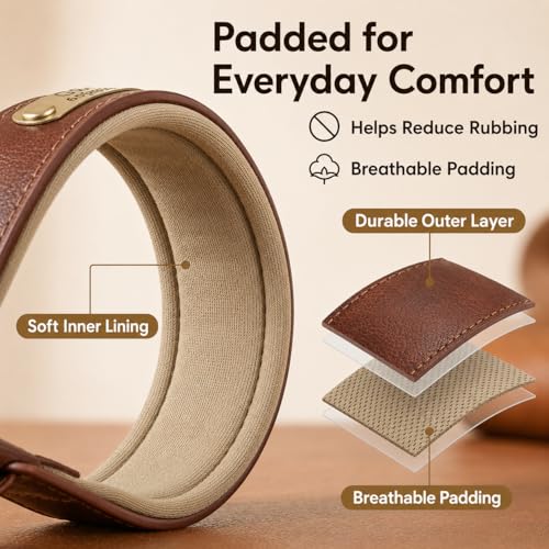 Leather Dog Collar Personalised and Leash Set, Personalized with Soft Padded Design Heavy Duty Featuring Custom Engraved Name Plate for Small Medium and Large Dogs - color: Pink collar without leash, size: S:（neck 23-32cm,width 1.5cm）