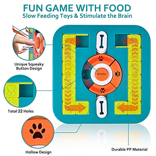 Dog Puzzle Toys, Treat Dispensing Dog Enrichment Toys for IQ Training and Brain Stimulation, Interactive Mentally Stimulating Toys as Gifts for Puppies, Cats, Dogs (M-Level 3) - color: M-Level 3