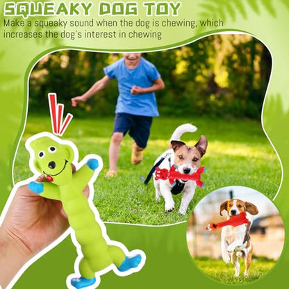 Shappy 20 Pcs Squeaky Dog Toys, Latex Rubber Dog Toys Bulk Soft Squeak Chew Balls Assorted Animals Puppy Fetch Interactive Play for Medium Large Pets(Lovely) - style: Lovely