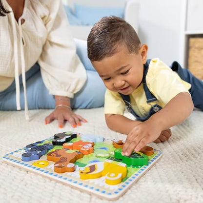 Melissa & Doug Pets Wooden Chunky Puzzle (8 pcs), Educational Screen Free Activity for Toddler, Preschoolers and Kids Ages 2+ - style: Pets