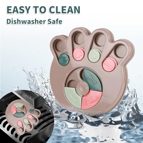Interactive Dog Puzzle Toy & Slow Feeder Bowl - Puppy Chew Toys for Boredom Relief, Mental Stimulation, Aggressive Chewers,Dog Puzzle Toy