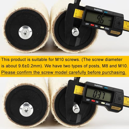 4 Pcs 2.9in 7.4cm Diameter Cat Scratching Post Replacement Pole Parts for Cat Tree (M10, 15.7in/40cm) - color: 15.7in/40cm, size: M10*4posts
