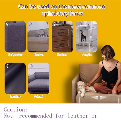 Anti-Cat Scratch Furniture Protector-16-Pack –Single-Sided, Heavy-Duty Self-Adhesive Tape, No-Residue for Couch, Doors & Walls - with 70 Twist Pins (16P+70 Pins) - size: 16P + 70 pins