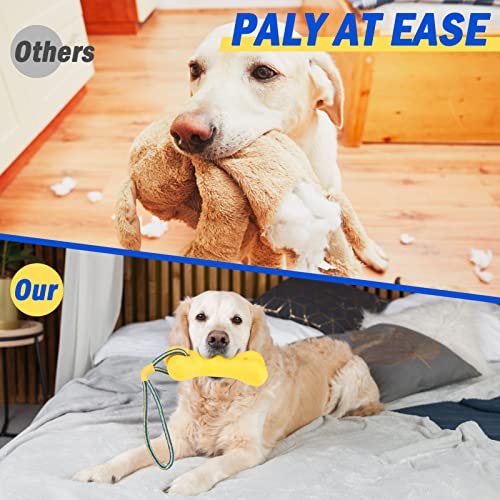 SCENEREAL Dog Water Toys for Medium & Large Dogs - Interactive Floating Pool Toys, 2 Pack Fetch Chew Toys, Retrieving Dummy for Outdoor Training, Fun Swim & Play - color: Bone Shape