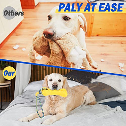 SCENEREAL Dog Water Toys for Medium & Large Dogs - Interactive Floating Pool Toys, 2 Pack Fetch Chew Toys, Retrieving Dummy for Outdoor Training, Fun Swim & Play - color: Bone Shape