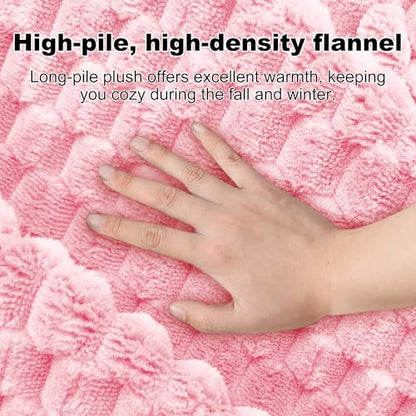Dog Bed Crate Mat, Soft Durable Washable Anti-Slip Kennel Pad for Dogs & Cats, Reversible (Pink, S(24"*18"*1.5")) - color: Pink, size: S(24"*18"*1.5")