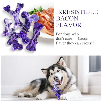 4-Pack Indestructible Chew Toys for Extra-Large Dogs - Aggressive Chewers, Durable Nylon Bone, Heavy Duty Long-Lasting Dog Toys for Large Breed & Strong Chewers