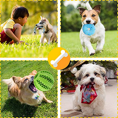 Zeaxuie 14 Pack Puppy Toys for Teething Small Dogs, Puppy Chew Toys with Cute Squeaky Dog Toys, Ball and More Rope Dog Chew Toys - color: 14 Pack (Stuffing-Fox)