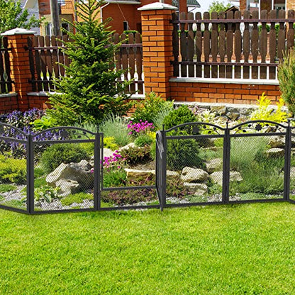 BingoPaw Dog Playpen Indoor: 8 Panels 32” Tall Metal Pet Pen Puppy Whelping Box with Waterproof Bottom - Outdoor Doggy Run Fence with Door for Small Medium Large Dogs