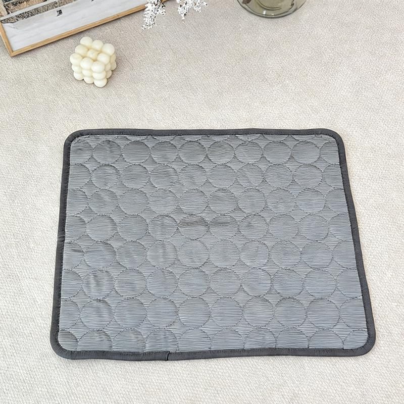1pcs Dog Bed Cover Pet Blanket for Furniture Bed Couch Sofa Reversible, Breathable, Washable Pet Blankets, Dog Cooling Mat, Dark Grey, 62 * 50cm - color: Dark Grey, size: 62*50cm