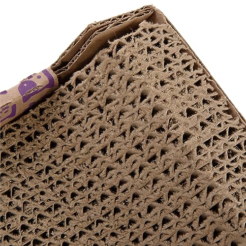 SmartyKat Super Scratcher Chaise Corrugated Cat Scratcher,Catnip Infusion Technology - Brown,One Size,(Pack of 6) - size: One Size (Pack of 6), style: Super Scratcher (Catnip Infused)