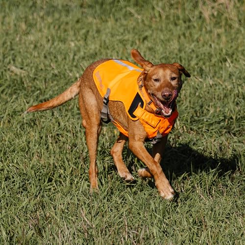 Browning Pet Vests, Hi Vis Safety Vests for Dogs, Safety Orange, Large, Adjustable Coverage - size: Large, style: Adjustable Safety Vest