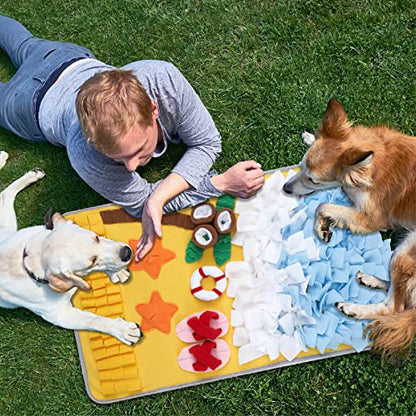 Snuffle Mat for Large Dogs Sniff Mat for Cats, Dog Enrichment Toys, Dog Puzzle Toys Small Medium Pet Sniffing Mat Large Breed