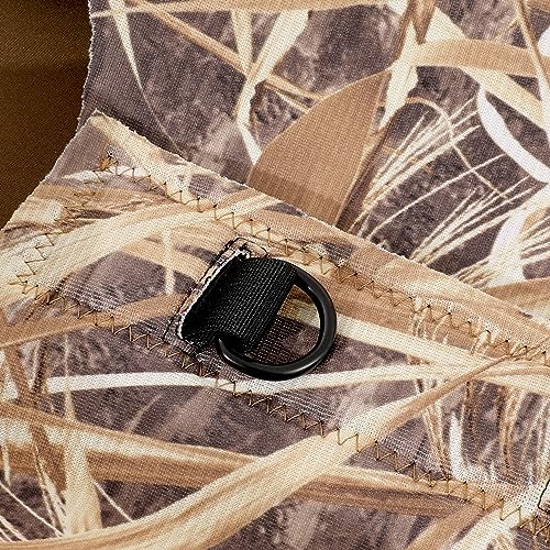 AUSCAMOTEK Neoprene Dog Vest for Duck Hunting - Insulated Camouflage Vest for Waterfowl Retriever - size: XL