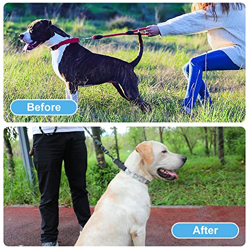 Dog Prong Collar, Adjustable Dog Training Collar with Quick Release Buckle for Small Medium Large Dogs - color: Black, size: XL/4.0mm (Neck: 20"-23" Weight: 90 lbs)